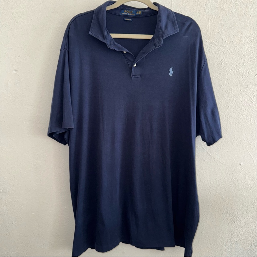Polo by Ralph Lauren Men's Classic Blue Polo Shirt